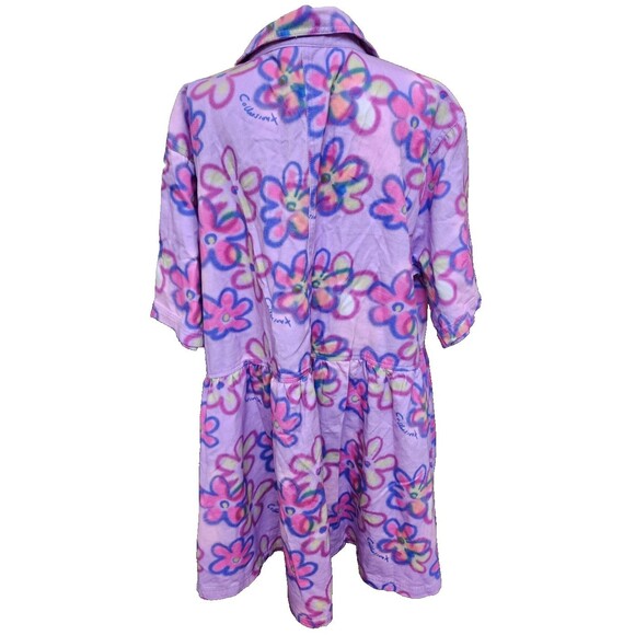 Collusion Floral Twill Button Down Smock Dress Plus Size 18 Flower Child Boho - Picture 5 of 9